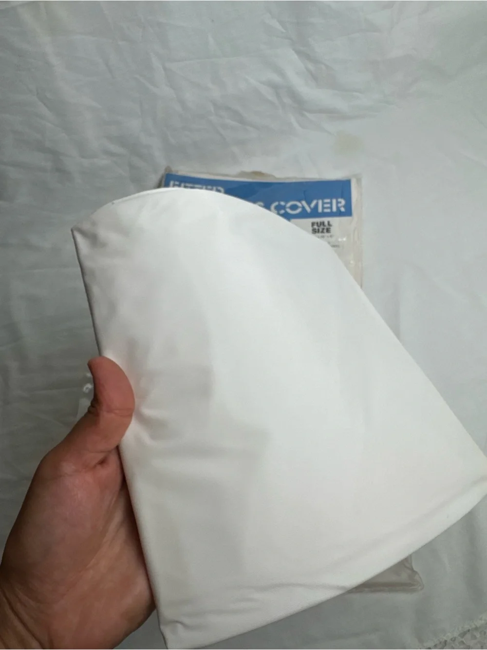 2 Vintage Fitted Mattress Covers Full 54” x 76 Waterproof Vinyl New Old Stock